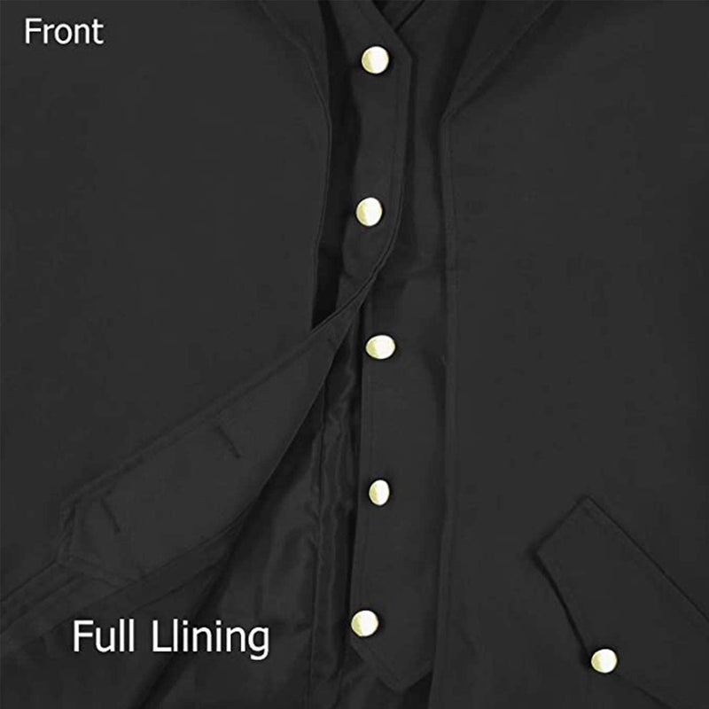 SIAEAMRG Renaissance Steampunk Tailcoat Halloween Costumes for Boys, Medieval Pirate Vampire Victorian Jacket Vintage Frock Coat Children Kids (Black, M) - Image 5